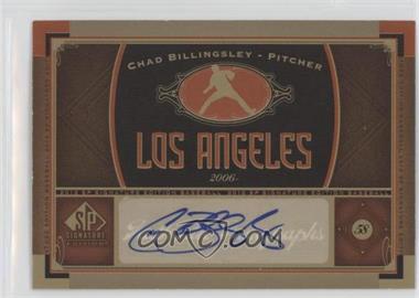 2012 SP Signature Edition - [Base] #LA 10 - Chad Billingsley