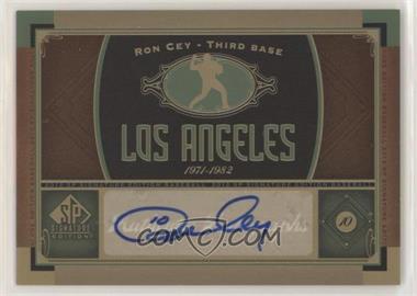 2012 SP Signature Edition - [Base] #LA 7 - Ron Cey