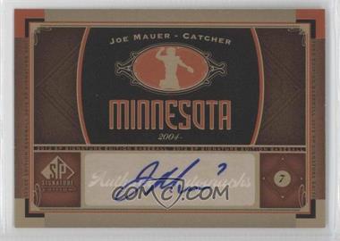 2012 SP Signature Edition - [Base] #MIN 4 - Joe Mauer