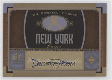 2012 SP Signature Edition - [Base] #NYY 21 - D.J. Mitchell