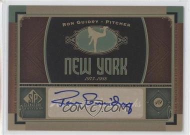 2012 SP Signature Edition - [Base] #NYY 5 - Ron Guidry