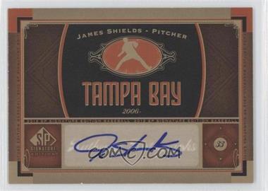 2012 SP Signature Edition - [Base] #TB 2 - James Shields