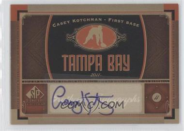 2012 SP Signature Edition - [Base] #TB 4 - Casey Kotchman