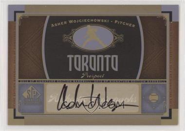 2012 SP Signature Edition - [Base] #TOR 10 - Asher Wojciechowski