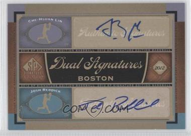 2012 SP Signature Edition - Dual Signatures #BOS31 - Che-Hsuan Lin, Josh Reddick