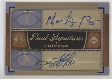 2012 SP Signature Edition - Dual Signatures #CHC13 - Nelson Perez, Junior Lake