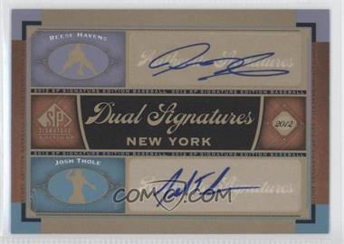 2012 SP Signature Edition - Dual Signatures #NYM13 - Reese Havens, Josh Thole