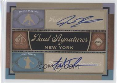 2012 SP Signature Edition - Dual Signatures #NYM13 - Reese Havens, Josh Thole