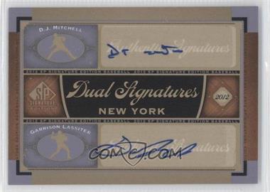 2012 SP Signature Edition - Dual Signatures #NYY23 - D.J. Mitchell, Garrison Lassiter