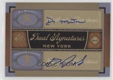 2012 SP Signature Edition - Dual Signatures #NYY23 - D.J. Mitchell, Garrison Lassiter