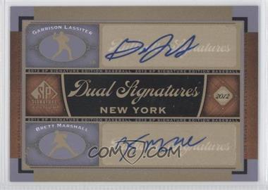 2012 SP Signature Edition - Dual Signatures #NYY24 - Garrison Lassiter, Brett Marshall