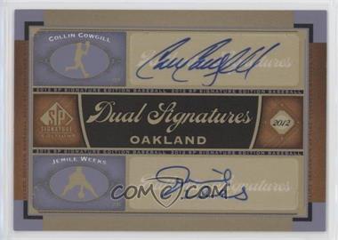 2012 SP Signature Edition - Dual Signatures #OAK15 - Collin Cowgill, Jemile Weeks