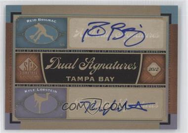 2012 SP Signature Edition - Dual Signatures #TB14 - Reid Brignac, Kyle Lobstein