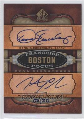 2012 SP Signature Edition - Franchise Focus #FF2-BOS4 - Dennis Eckersley, Jonathan Papelbon /20