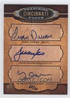 Juan Duran, Juan Francisco, Yorman Rodriguez #/50