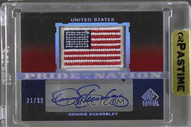 2012 SP Signature Edition - Pride of a Nation Autographs #PN-DE - Dennis Eckersley /99 [Encased]