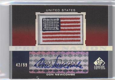 2012 SP Signature Edition - Pride of a Nation Autographs #PN-DN - Don Newcombe /99