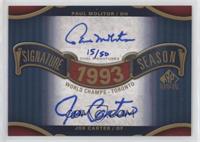 Paul Molitor, Joe Carter #/50