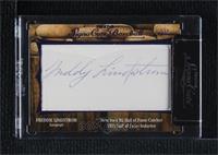 Freddie Lindstrom, Buster Posey [Cut Signature] #/1