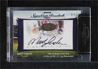 Marty Cordova [Cut Signature] #/1