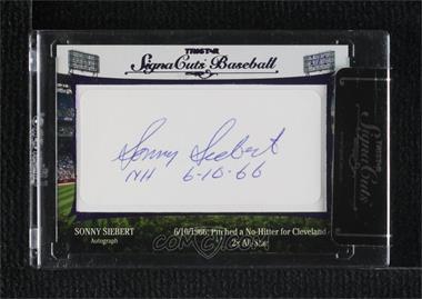 2012 TRISTAR Signa Cuts Cut Autographs - [Base] - Purple #_SOSI - Sonny Siebert /1 [Cut Signature]