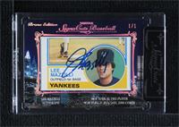 Lee Mazzilli [Cut Signature] #/1