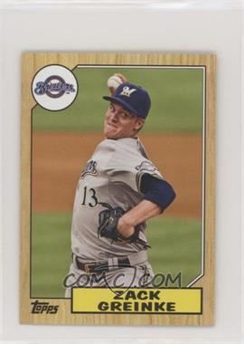 2012 Topps - 1987 Topps Minis #TM-35 - Zack Greinke