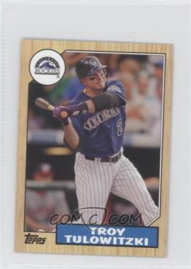 2012 Topps - 1987 Topps Minis #TM-44 - Troy Tulowitzki