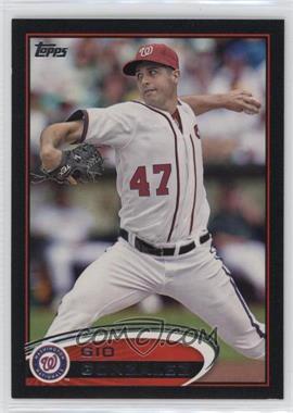 2012 Topps - [Base] - Black #519 - Gio Gonzalez /61