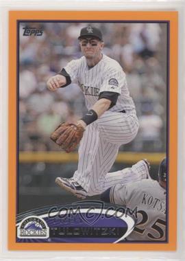 2012 Topps - [Base] - Factory Set Orange #140 - Troy Tulowitzki /190