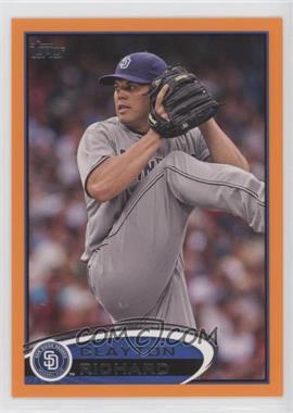 2012 Topps - [Base] - Factory Set Orange #339 - Clayton Richard /190