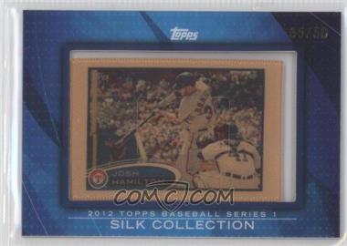 2012 Topps - [Base] - Framed Silk Collection #_JOHA - Josh Hamilton /50