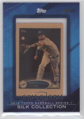 2012 Topps - [Base] - Framed Silk Collection #_MAKE - Matt Kemp /50