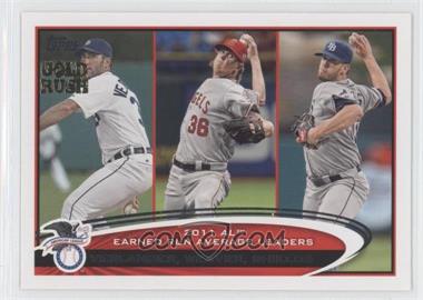 2012 Topps - [Base] - Gold Rush Stamp #52 - League Leaders - Justin Verlander, Jered Weaver, James Shields