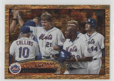 2012 Topps - [Base] - Gold Sparkle #128 - Lucas Duda