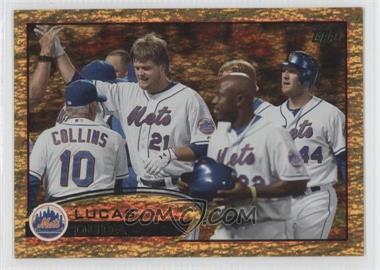 2012 Topps - [Base] - Gold Sparkle #128 - Lucas Duda