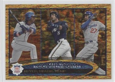 2012 Topps - [Base] - Gold Sparkle #181 - League Leaders - Jose Reyes, Ryan Braun, Matt Kemp