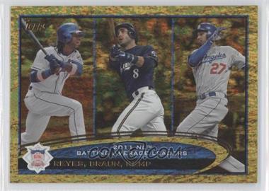 2012 Topps - [Base] - Gold Sparkle #181 - League Leaders - Jose Reyes, Ryan Braun, Matt Kemp