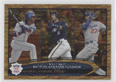 2012 Topps - [Base] - Gold Sparkle #181 - League Leaders - Jose Reyes, Ryan Braun, Matt Kemp