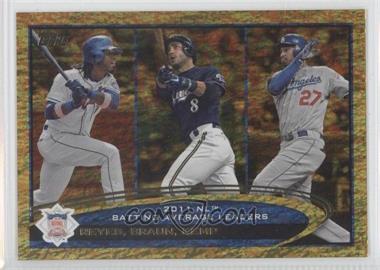 2012 Topps - [Base] - Gold Sparkle #181 - League Leaders - Jose Reyes, Ryan Braun, Matt Kemp