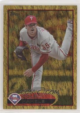 2012 Topps - [Base] - Gold Sparkle #190 - Cole Hamels