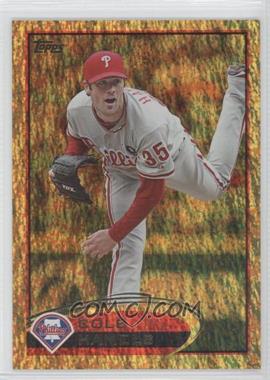 2012 Topps - [Base] - Gold Sparkle #190 - Cole Hamels