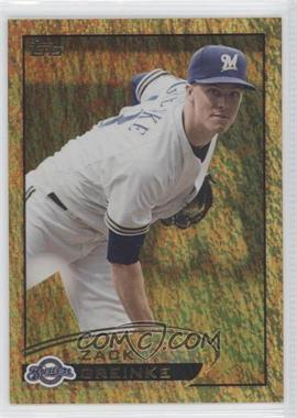 2012 Topps - [Base] - Gold Sparkle #210 - Zack Greinke