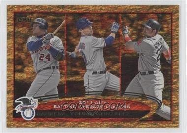 2012 Topps - [Base] - Gold Sparkle #239 - League Leaders - Miguel Cabrera, Michael Young, Adrian Gonzalez