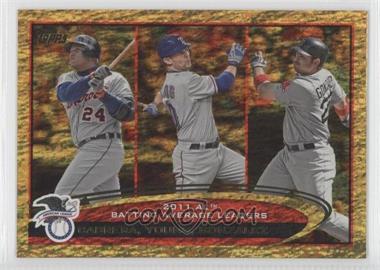 2012 Topps - [Base] - Gold Sparkle #239 - League Leaders - Miguel Cabrera, Michael Young, Adrian Gonzalez