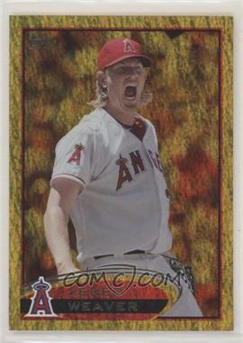 2012 Topps - [Base] - Gold Sparkle #250 - Jered Weaver