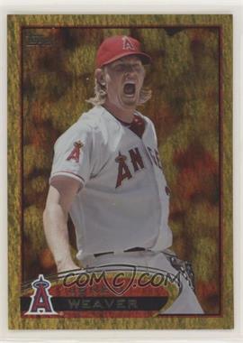 2012 Topps - [Base] - Gold Sparkle #250 - Jered Weaver