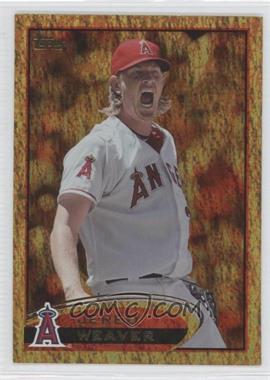 2012 Topps - [Base] - Gold Sparkle #250 - Jered Weaver