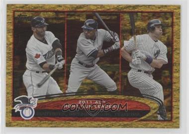 2012 Topps - [Base] - Gold Sparkle #302 - League Leaders - Curtis Granderson, Mark Teixeira, Jose Bautista