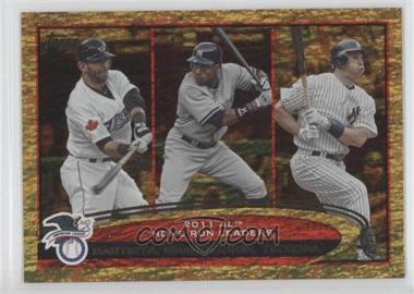 2012 Topps - [Base] - Gold Sparkle #302 - League Leaders - Curtis Granderson, Mark Teixeira, Jose Bautista